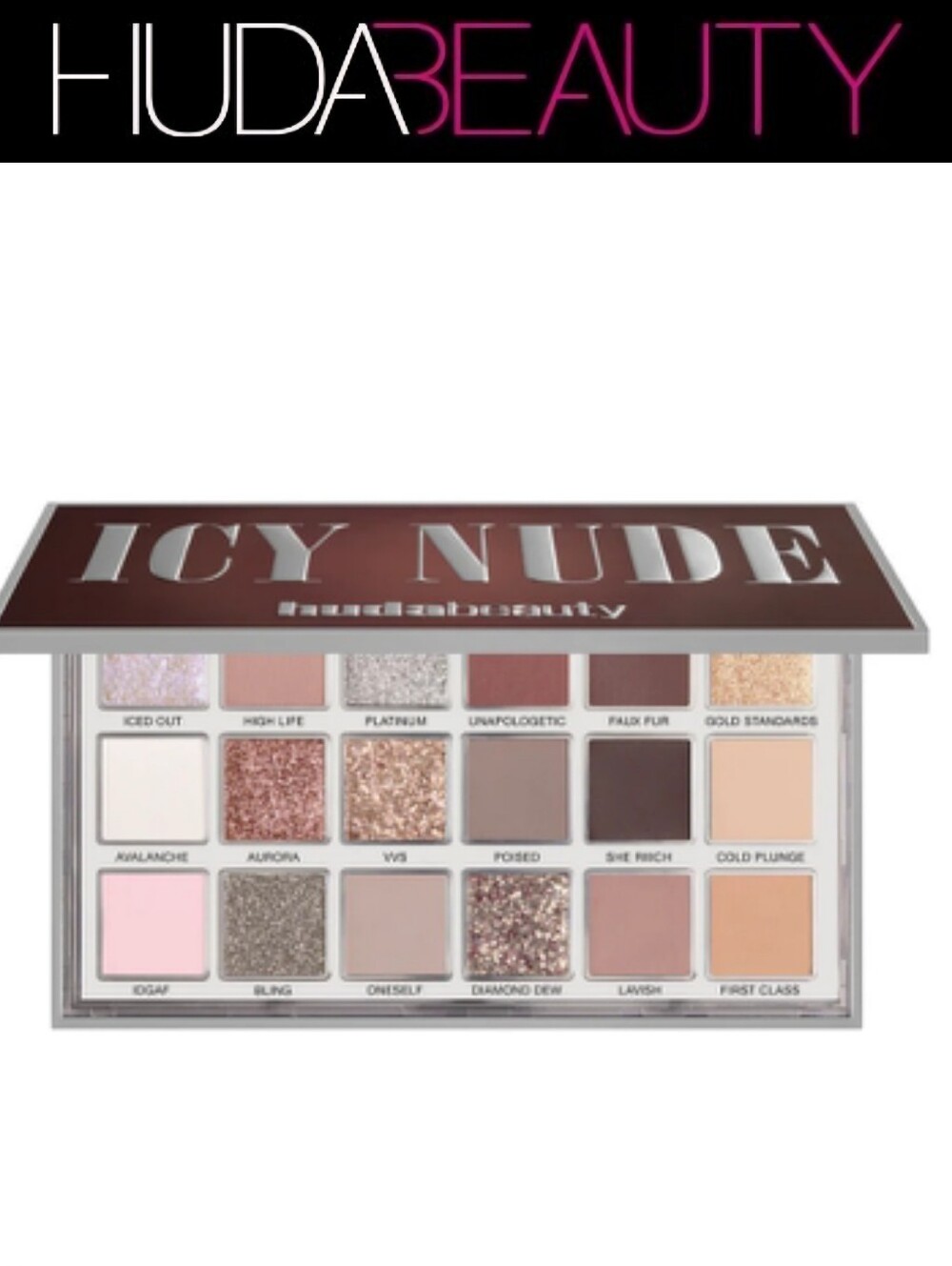 Huda Beauty Icy Nude Eyeshadow Palette